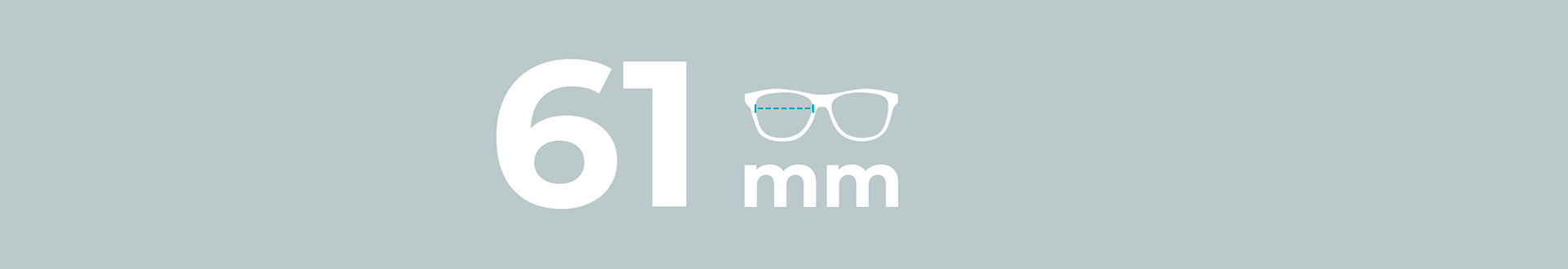 Lens Size: 61mm Glasses