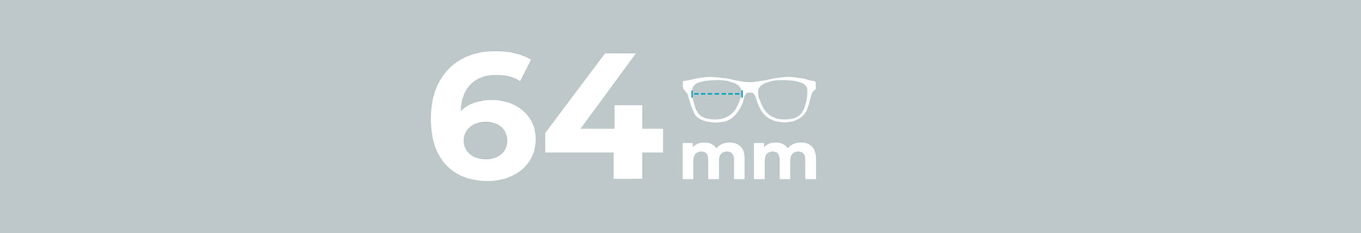 Lens Size: 64mm Glasses