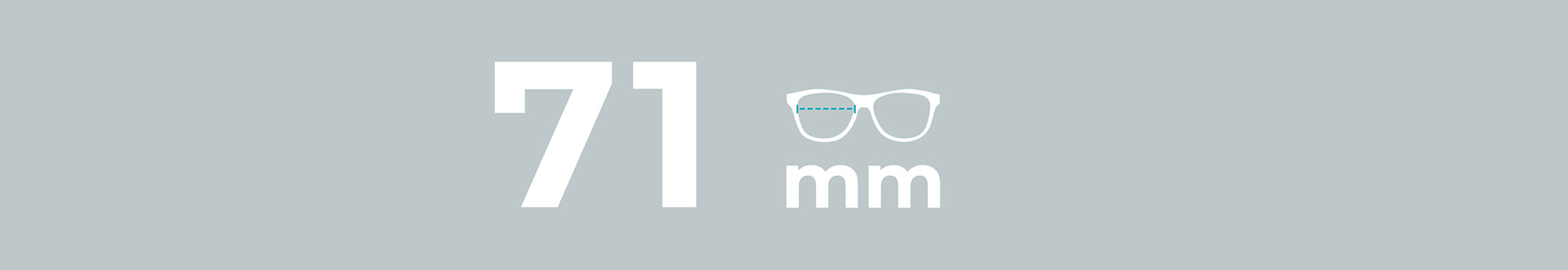 Lens Size: 71mm Glasses