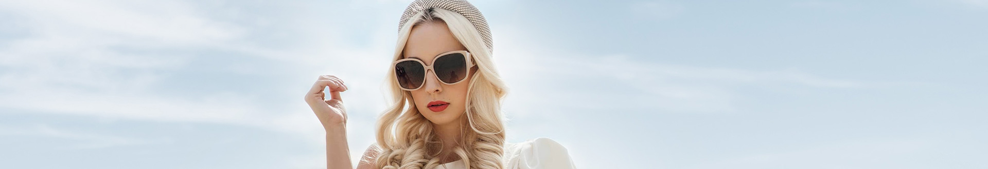 Sunglasses: Beige Color