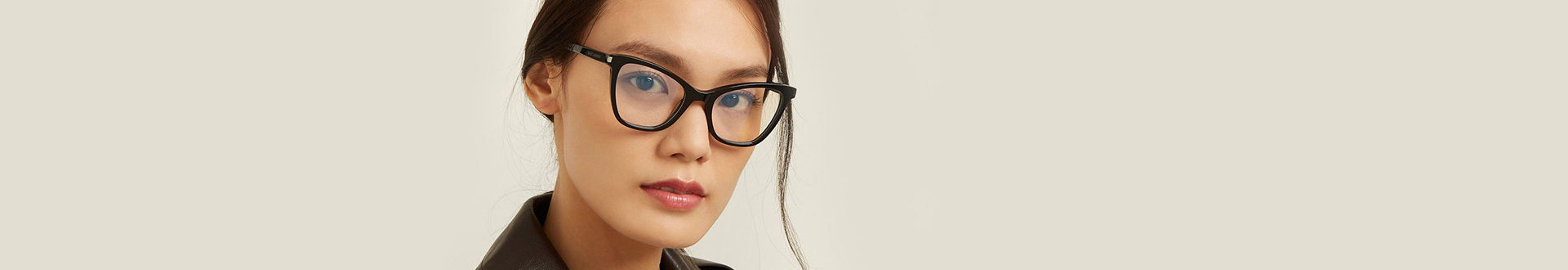 Eyeglasses: Black Frame