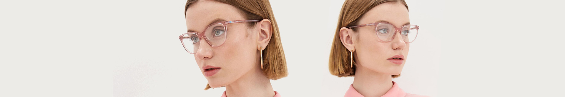 Eyeglasses: Pink Frame