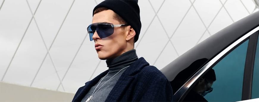 Unisex sunglasses Ic! Berlin MB Shield Creations collection / Mercedes-Benz