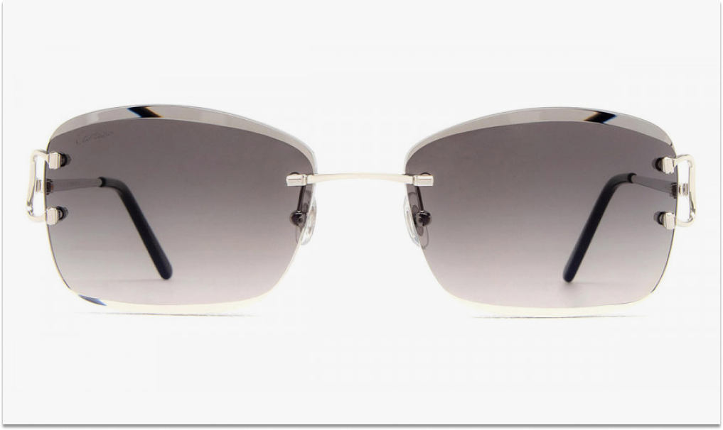 Cartier CT0010RS 001 57 Silver Signature C de Cartier