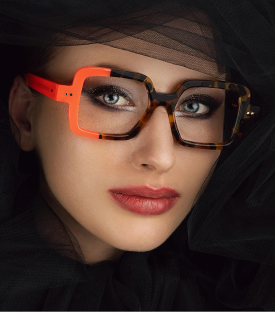 Sabine Be Be Glossy 729 51 Shiny Tawny Tortoiseshell-Shiny Miami Neon Orange