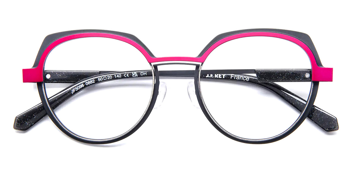 J.F. Rey JF3096 Black/Pink Fuchsia