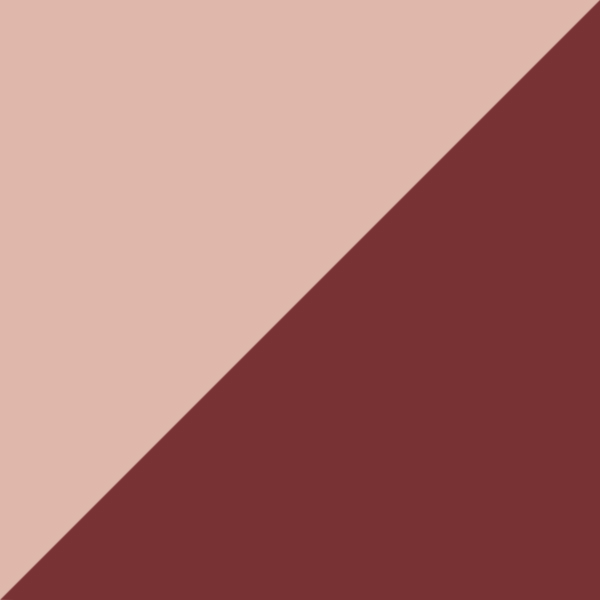 Shiny Rose Gold/Burgundy Bolivar