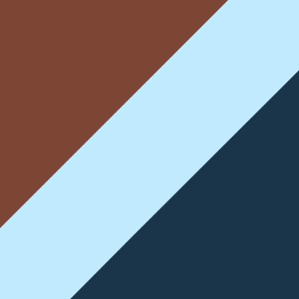 Light Blue Brown Mottled Matte