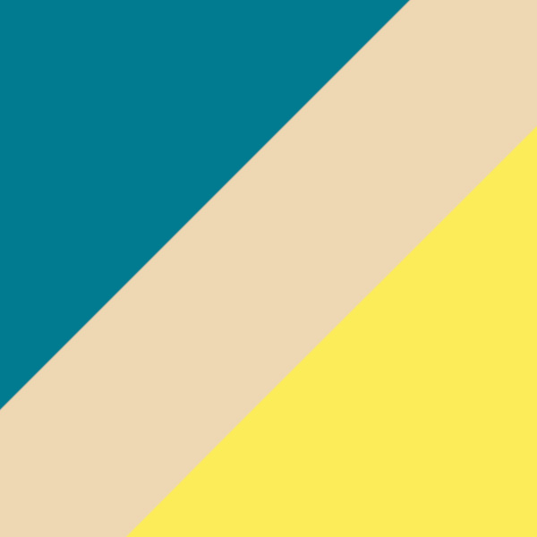 Sea Green/Yellow/Transparent Beige