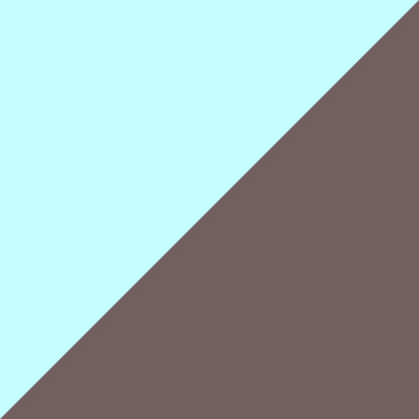 Light Blue Transparent/Brown