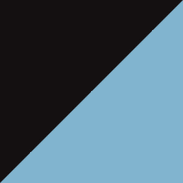 Black Striped/Blue Wool