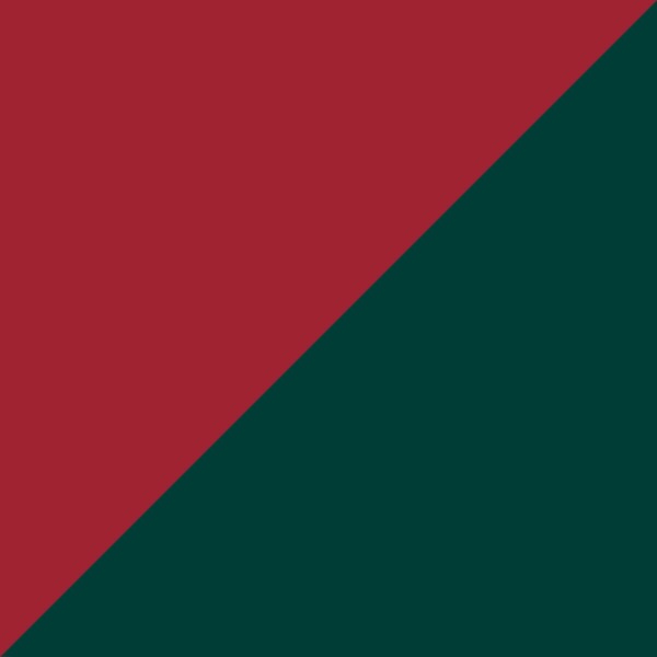 Burgundy/Green