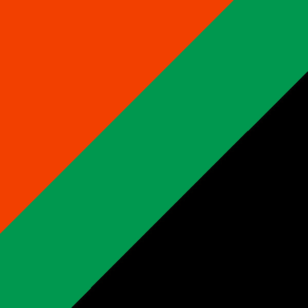 Orange/Green/Black