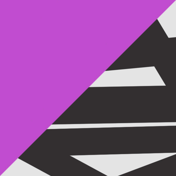 Purple/Chenille Black White