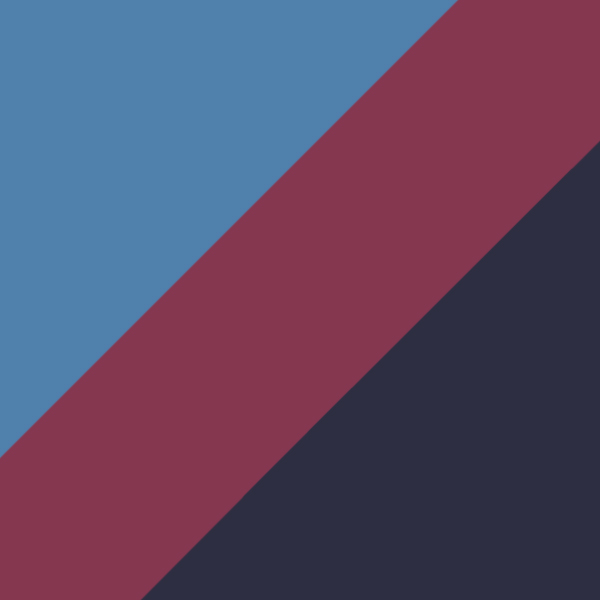 Gradient Brown/Blue/Burgundy/Black