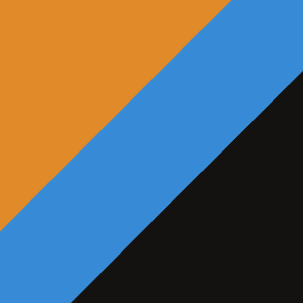 Yellow Blue Galaxie/Black B0051