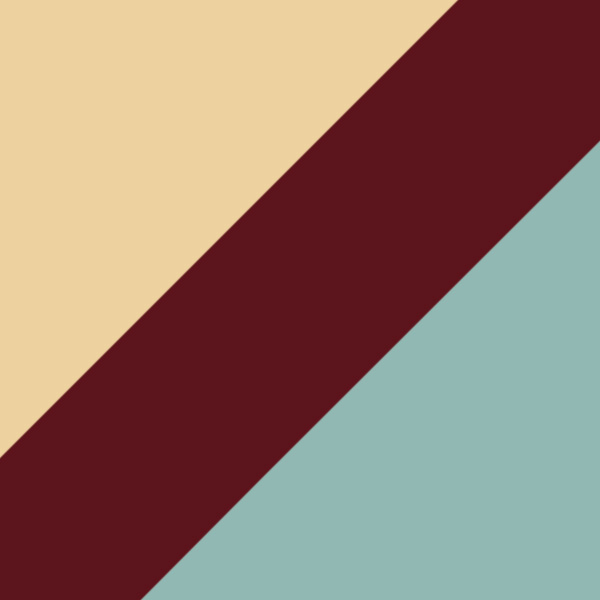 Gold/Burgundy / Green