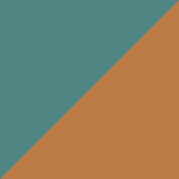 Teal/Bronze