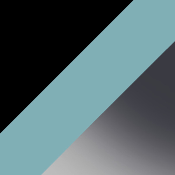 Black on Crystal TIFFANY Blue / Dark Gray