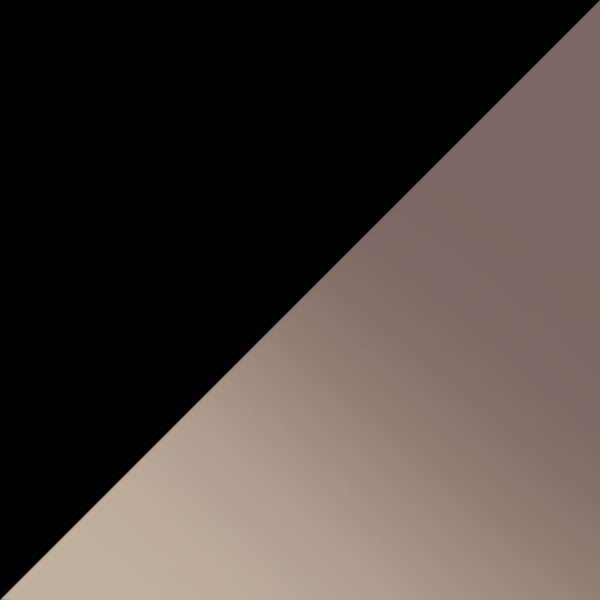 Black On Transparent Brown / Gray Vintage