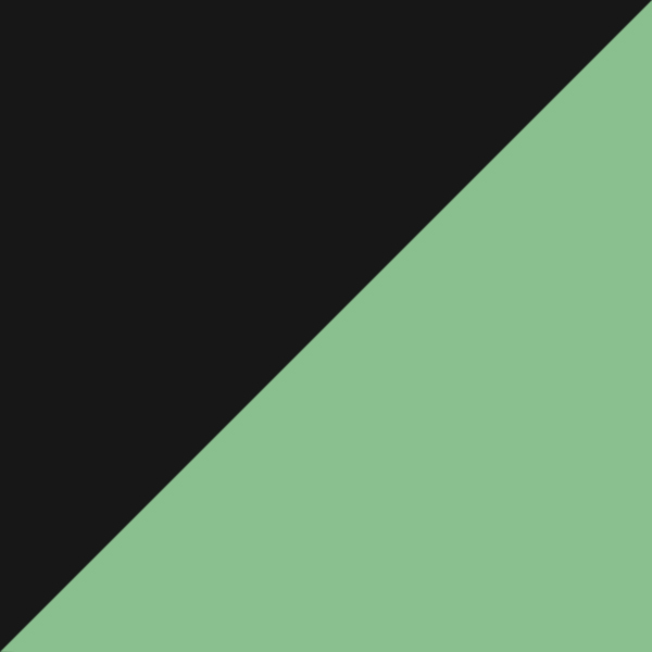 Shiny Black / Vintage Green