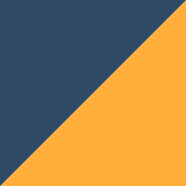 Blue On Orange / Clear Gradient Blue