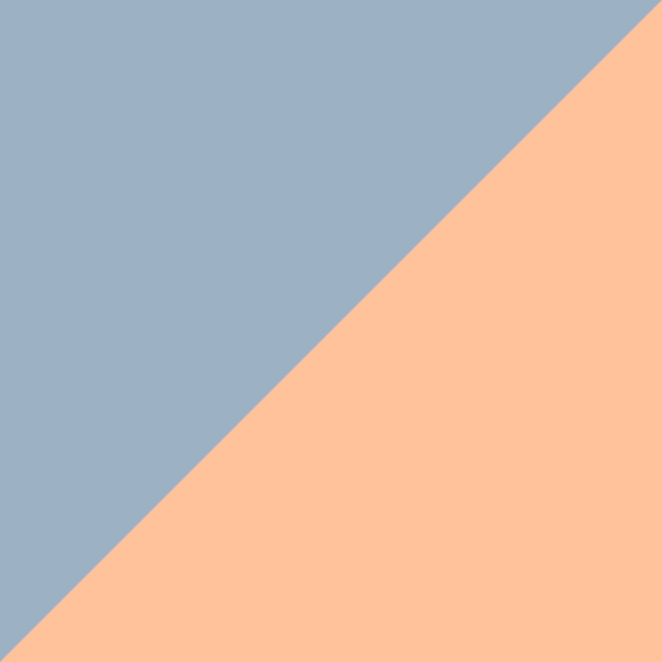 Transparent Light Blue/Rose Gold