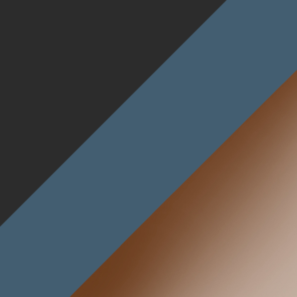 Bright Blue Tortoise / Brown Gradient