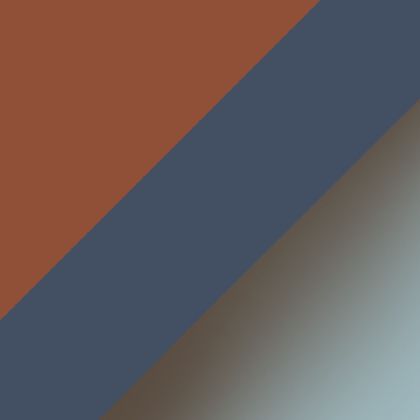 Dark Bronze / Light Blue Gradient Brown