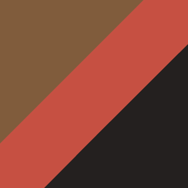 Striped Brown and Red / Pink/Black