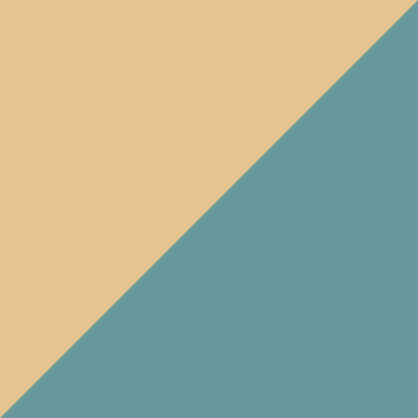 Ocean Turquoise/Pale Gold