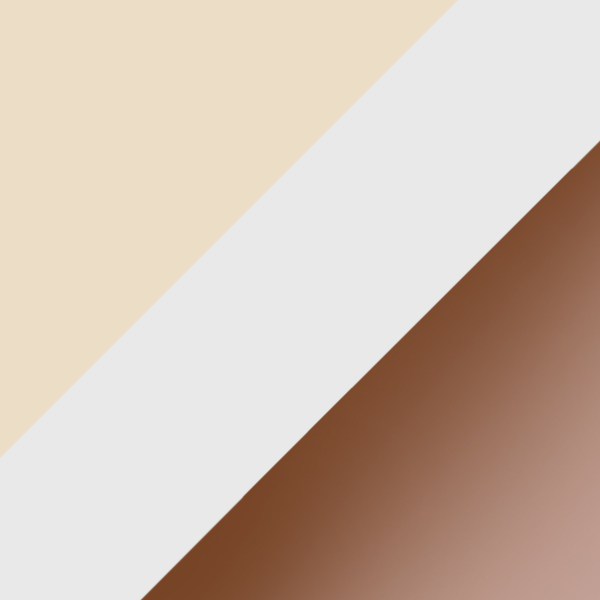 Gold/Matte White / Light Brown Mirrored Gold