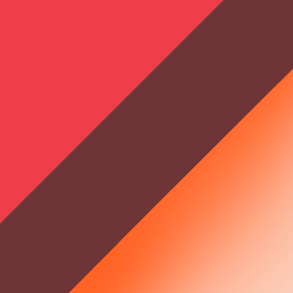 Transparent Pink / Brown Mirrored Dark Red