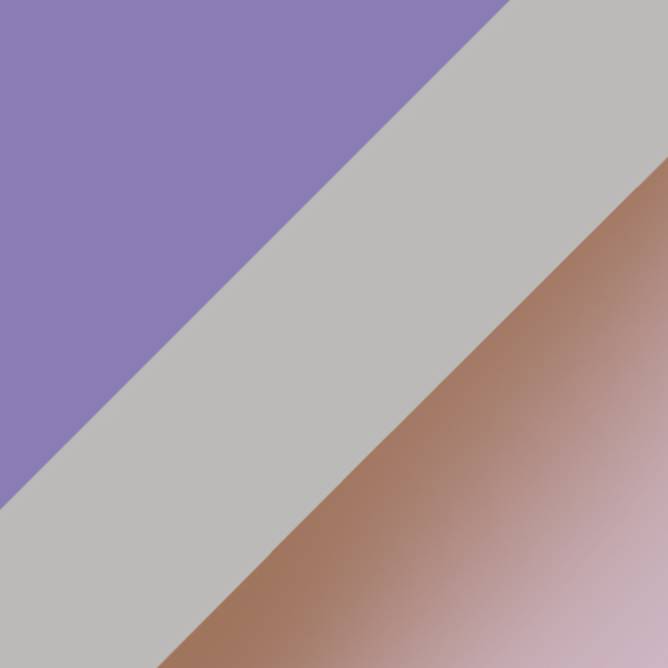 Top Wisteria/Silver / Violet Gradient Brown