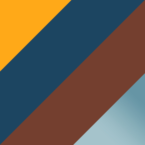 Yellow and Blue Havana / Blue Gradient Gray