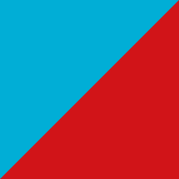 Matte Lagoon Blue / Red Mirrored 366