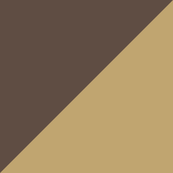 Smoky Brown Gradient/Antique Gold