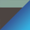 Blue to Gray gradient / Blue Hawaii