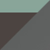 Brown with Mint / Neutral Gray