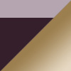 Shiny Transparent Dark Violet to Lilac / Hawaii Glow