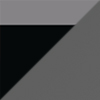 Shiny Black with Dark Silver / Neutral Gray