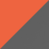 Shiny Orange / Neutral Gray