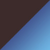 Shiny Solid Brown / Blue Hawaii