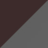 Shiny Solid Brown / Neutral Gray