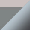 Shiny Transparent Gray with Silver / Hawaii Seashine