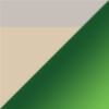 Shiny Transparent Yellow with Silver / MAUIGreen®