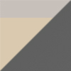 Shiny Transparent Yellow with Silver / Neutral Gray