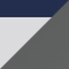 White with Navy Rubber / Neutral Gray