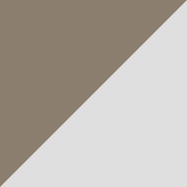 Brushed Antique Gun Metal & Polished Silver