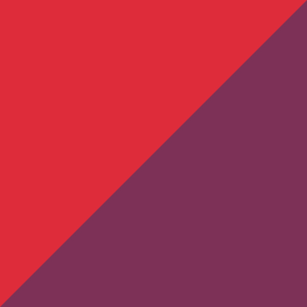 Opalescent Red/Transparent Orchid Violet